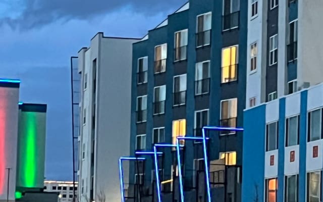 Beautiful two bedroom, two bathroom brand new apartment.