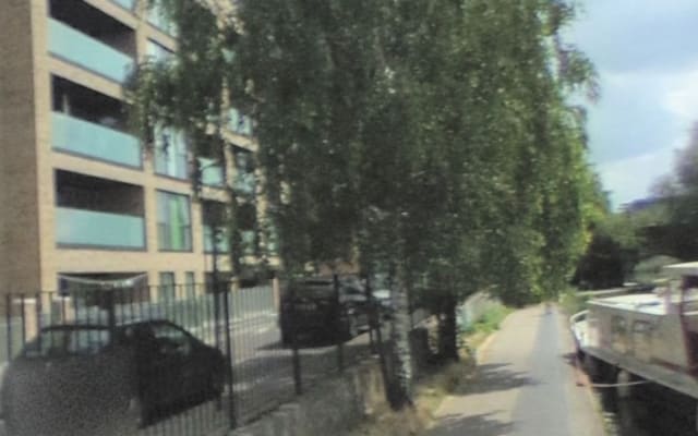 Kanalansicht der Hackney-Riviera