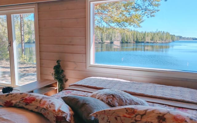 Feriendorf in der UNESCO-Rokualandschaft in Nordfinnland