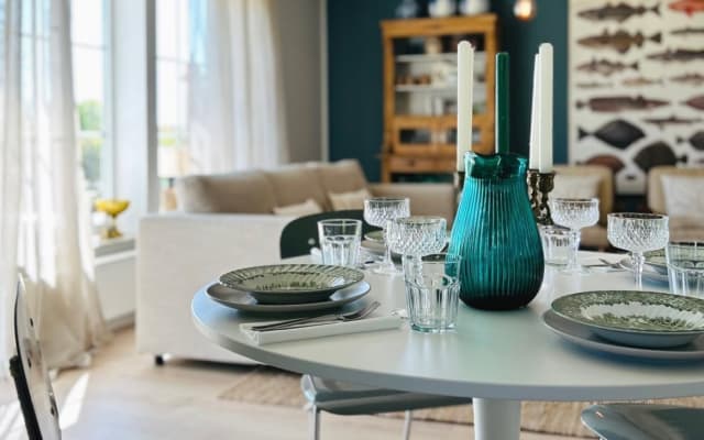 Björns Inserat auf misterb&b - Ferienhaus Landleven - Essbereich