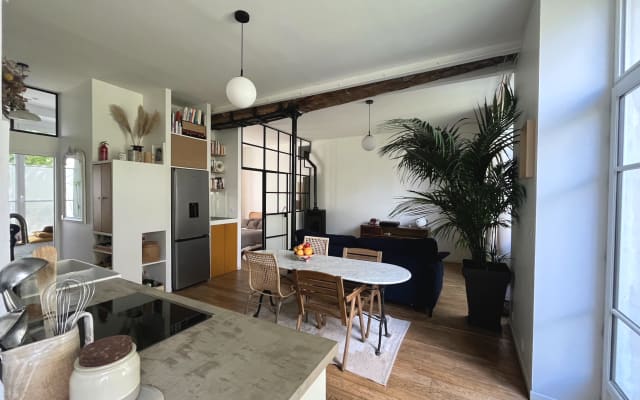 Apartment with garden in Bagnolet 5 min from Galieni metro line 3