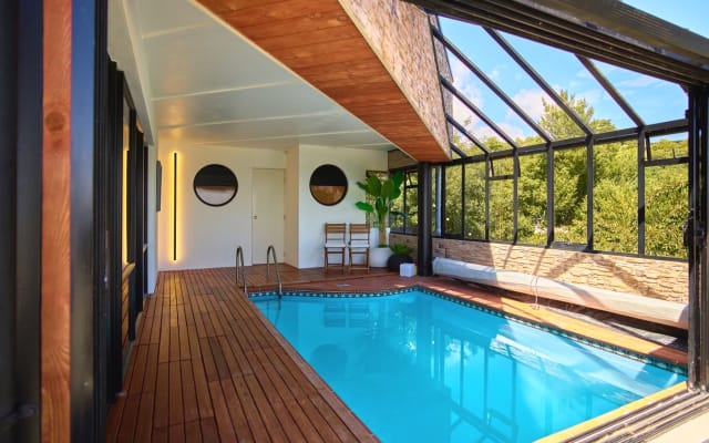 Resort style with city views