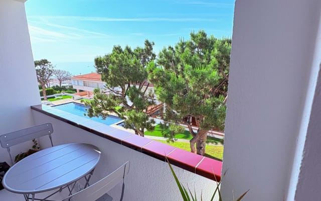 Chambre dans un bel appartement avec vue sur la mer