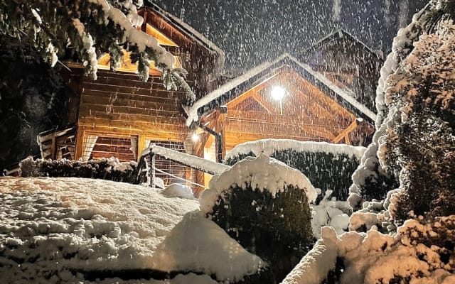 Chalet douillet dans les bois