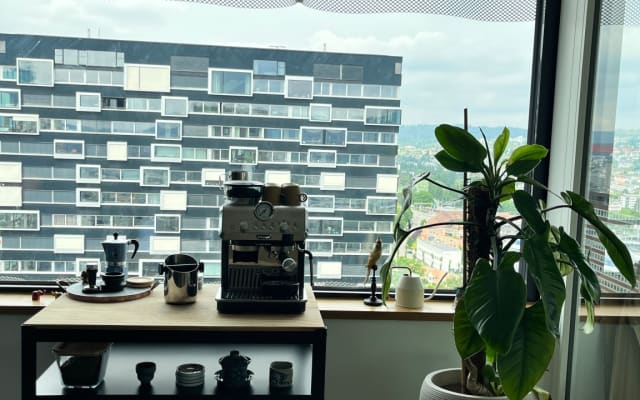 Chambre privée élégante avec salle de bain dans le centre de Zurich