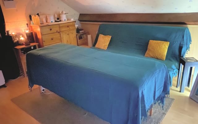 Fred's listing on misterb&b - Espace bien-être au sein de la maison où je pratique mon activité professionnelle d’esthéticien masseur bien-être pour hommes.