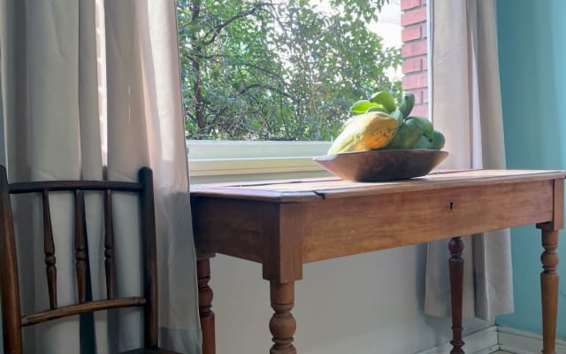 Douglas Sá's listing on misterb&b - Do sofá é possível admirar os pássaros na árvore bem em frente á janela.