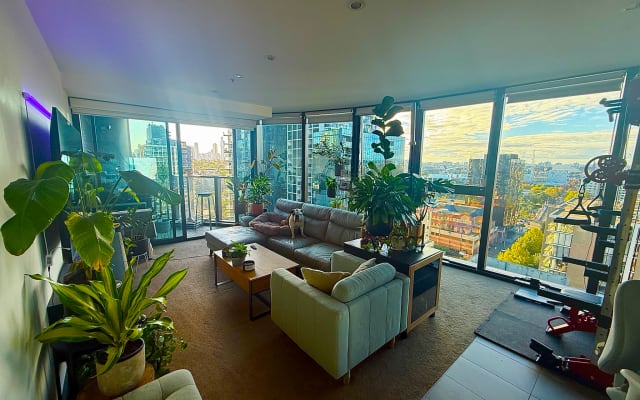 Spaciest apartment in prime South Yarra location with stunning views.