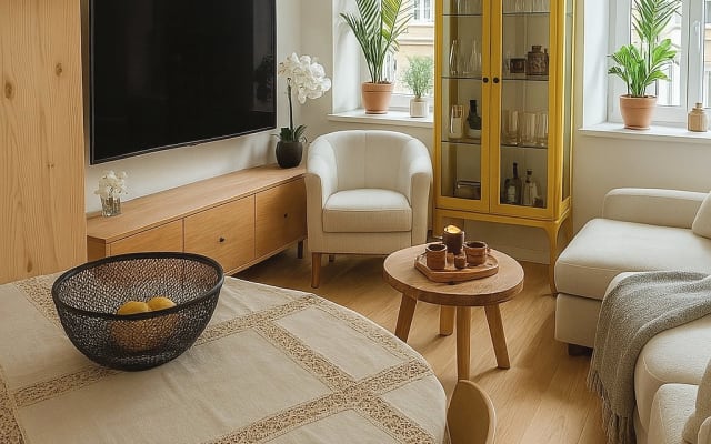 Großes schönes Sofa (Chaiselongue)