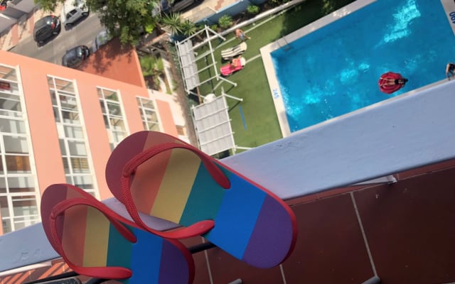 Penthouse near La Nogalera and the beach with pool