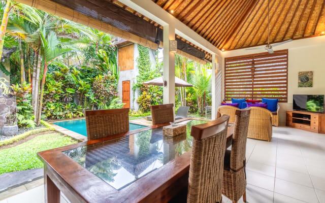 Villa Palm Kuning - Uma bela villa com dois quartos e piscina privada. - Foto 7