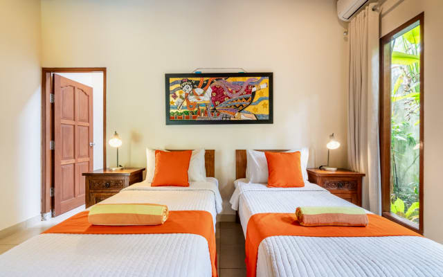 Villa Palm Kuning - Uma bela villa com dois quartos e piscina privada. - Foto 11