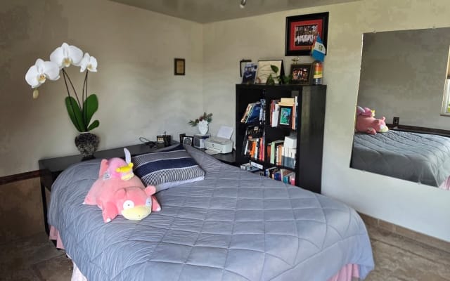 Une casita pour se détendre dans une maison amusante, geek et sans vête