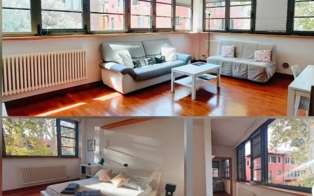 Very bright loft in venice