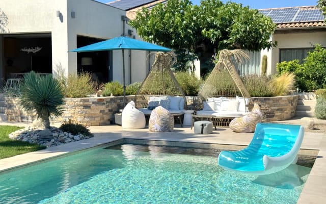 Villa Balāo Chambre Otoko  - Côté piscine - Exclusive Gay Guesthouse