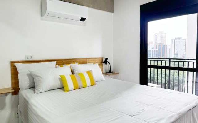 Studio moderne Vue sur l'horizon Paulista Av Gym 24/7 Gay District