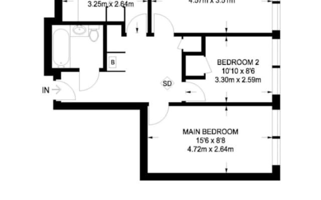 Paul's listing on misterb&b - Plan of appartment 
