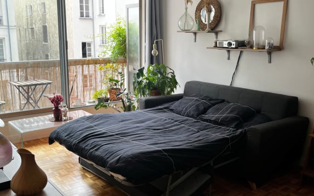 Sofá-cama en Oberkampf - Bonito piso luminoso