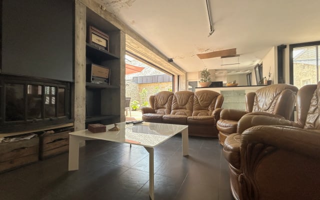 Habitación doble en el campo.