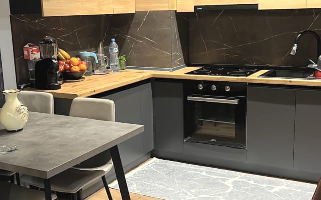 Modern 1+1 apartment in Tirana.