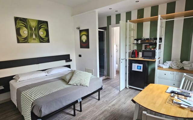 Sala verde con jardín en el corazón de Bolonia