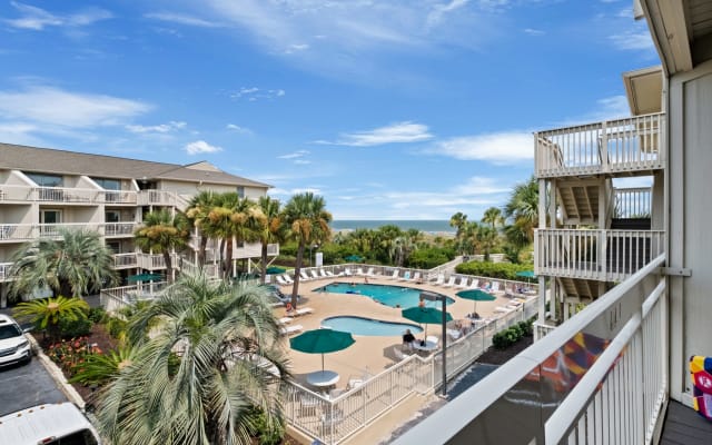 Breakers 220 Hilton Head Oceanfront Beheizter Pool, Schritte zum...