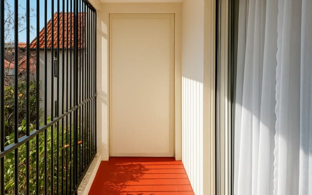 Private room with balcony