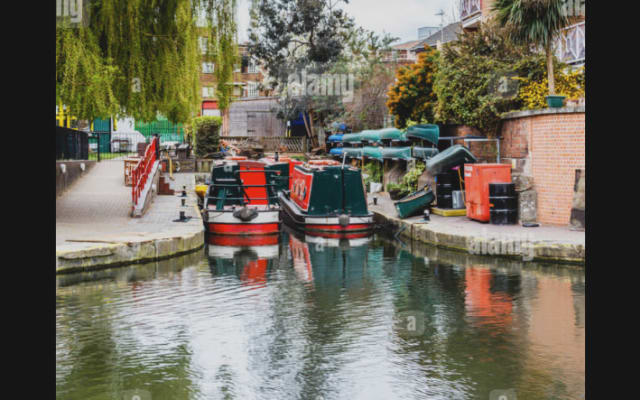 Canal view of the hackney riviera