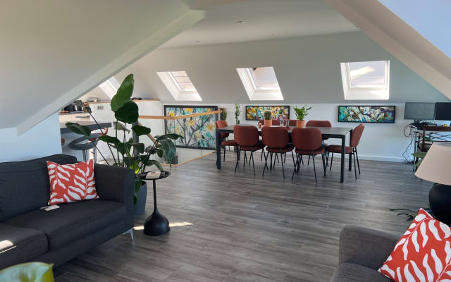 Modern refurbished house in quiet location close to the sea