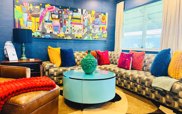 Color Drenched Villa on Private Wilton Manors Street