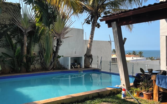 Chambre double - vue sur la mer, piscine et jardin - Avenida Marginal