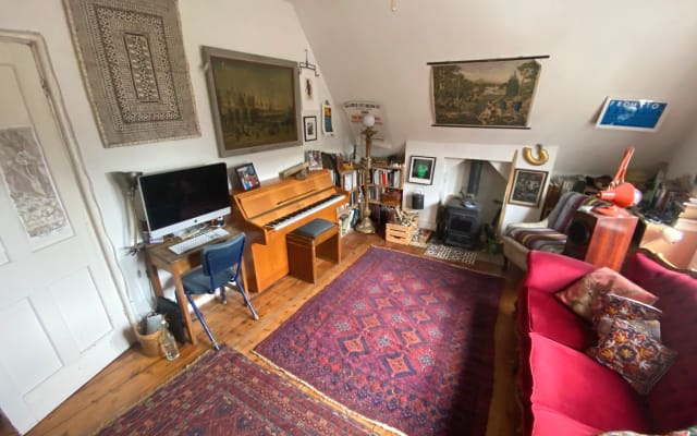 Habitación doble en una iglesia tranquila impresionante plana en Dalston pró