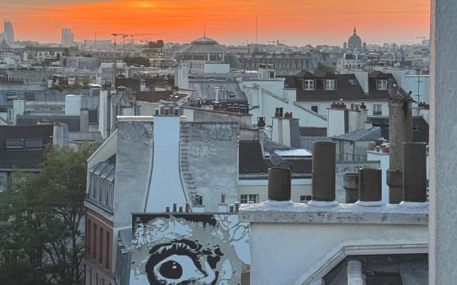 Paris centro Terraza piso 360° vista Marais Hôtel de Ville - Foto 14
