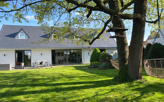 Cosy Zimmer "l'échappée bleue" Gartenblick, Architektenhaus. - Foto 9