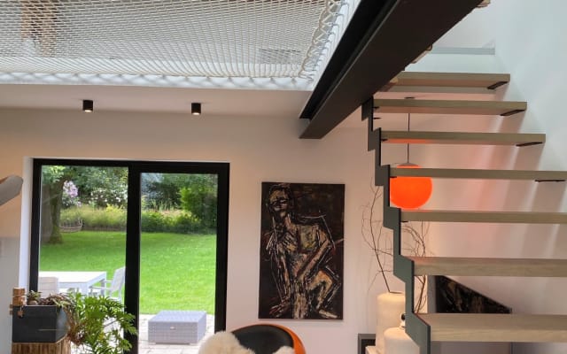 Cosy Zimmer "l'échappée bleue" Gartenblick, Architektenhaus. - Foto 10