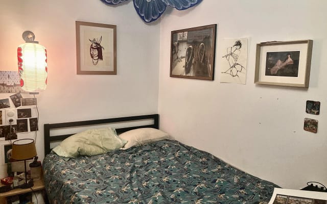 Private room in a warm, new 19th-century apartment