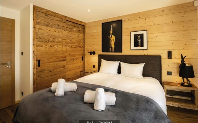 Chalet l'URSUS - salón premium con vistas a la montaña