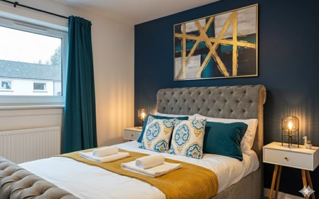 Casa de 4 camas para 8 personas | WiFi rápido | Aparcamiento GRATUITO | Ropa de cama de primera calidad - Foto 9