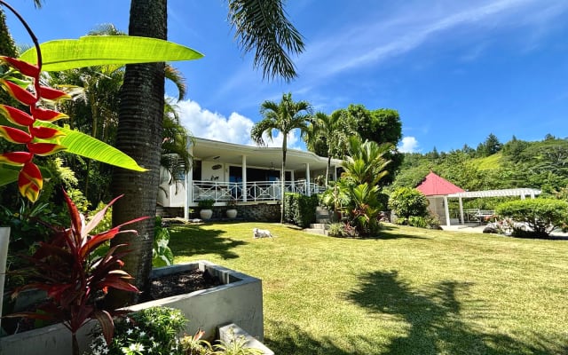 Bed and breakfast in a charming villa in Tahiti