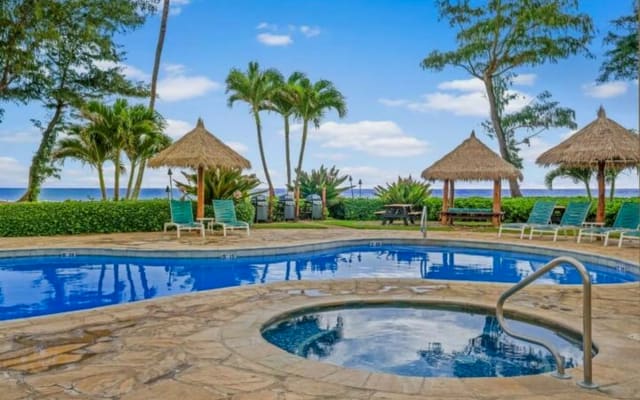 Elegante appartamento a Kauai sulla spiaggia