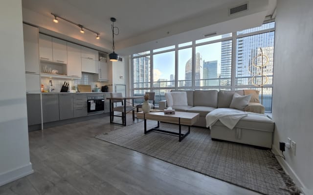 Downtown Toronto Luxury Condo - Entire 1BR, Free Parking, Balcony - Picture 8