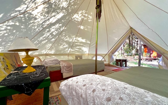 Tenda Glamping Yurt PARTILHADA. - Foto 2