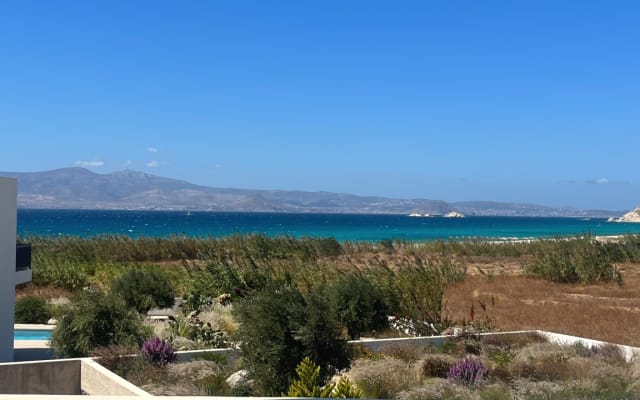 Plage de Kastraki à Naxos