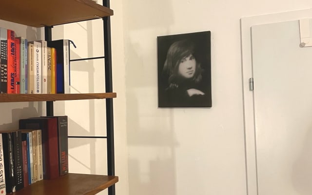 Chambre à louer au cœur de Vienne avec une grande bibliothèque