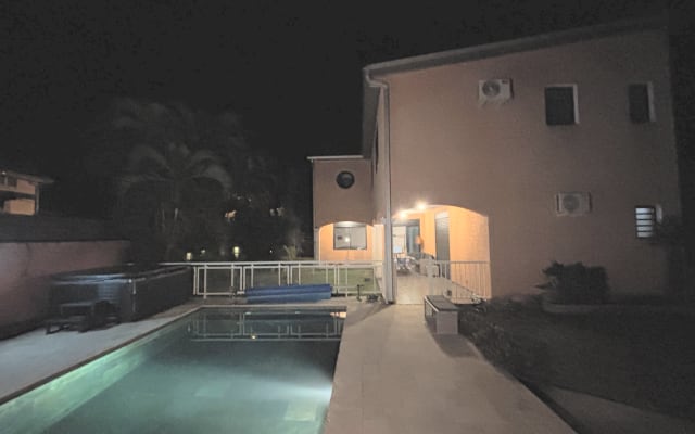 Master suite with pool and jacuzzi
