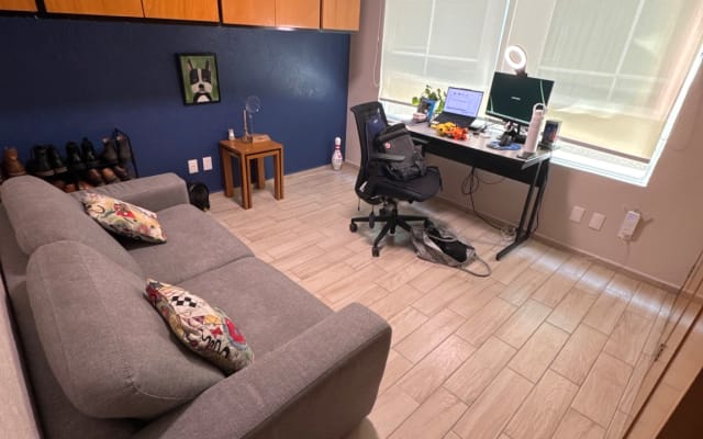 Privatzimmer mit Schlafsofa und eigenem Bad südlich von CDMX.