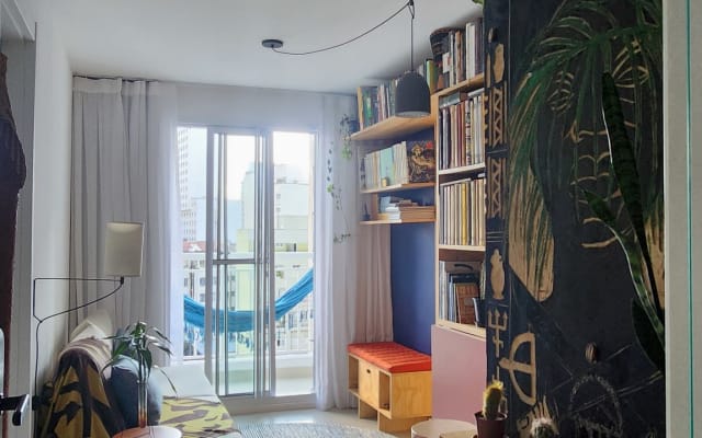 Quarto em um sofisticado apêzinho no centro da "Pauliceia Desvairada"