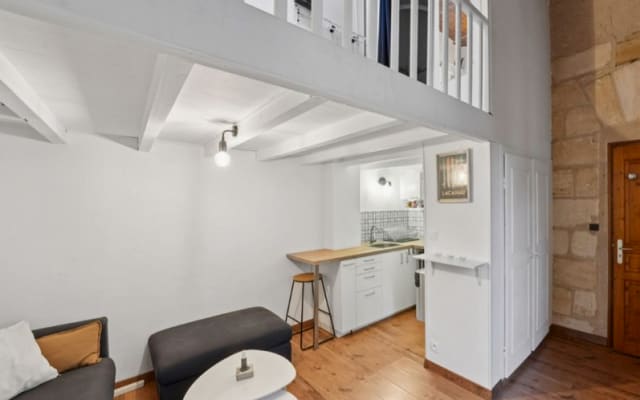 Bonito apartamento em estilo loft no centro de Bordéus