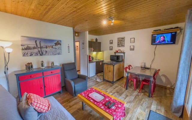 T2 les airelles du lac cosy, terrasse, parking privé, proche lac