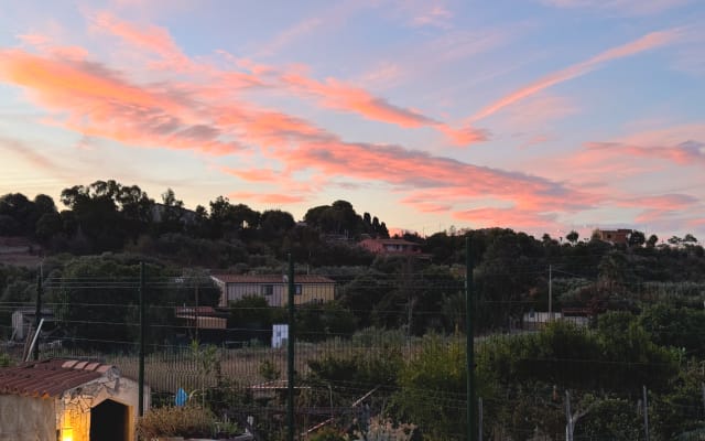 Massimos Inserat auf misterb&b - Sonnenaufgang vor Casa Massimo